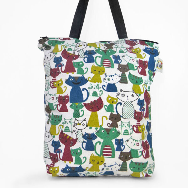 Pack Bolsa+Estuche Gatos Colors