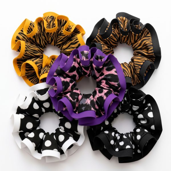 Pack de 5 Scrunchies con Sesgo Talla L