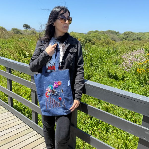 Totebag Bordada a mano Bohemia Chic