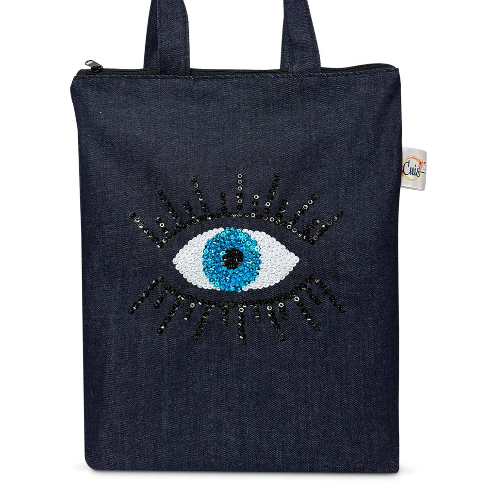 Bolso Bordado a mano ojo de Horus