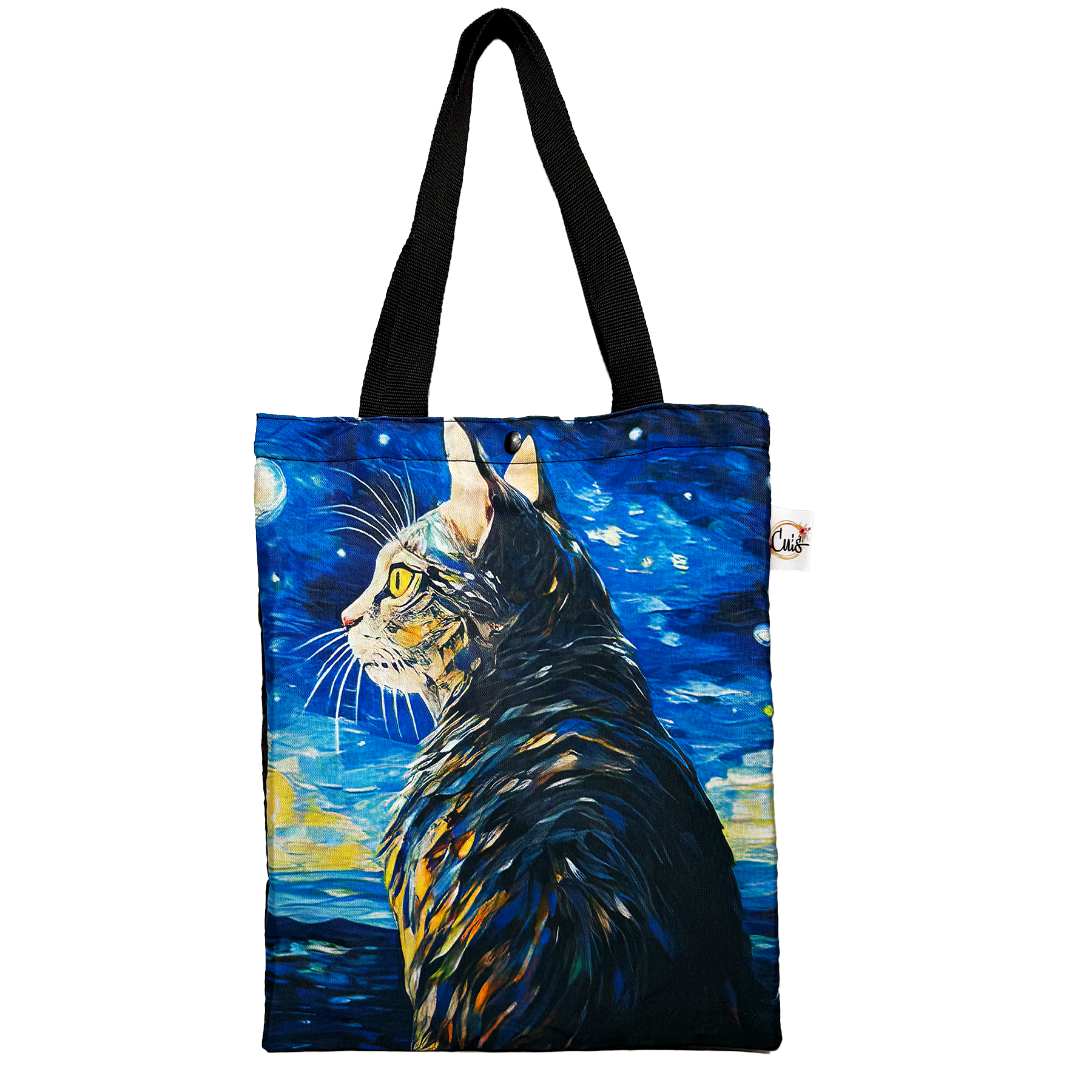 Totebag Gato Van Gogh Impermeable - Imagen 4