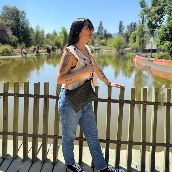 Cartera Bomber Negra