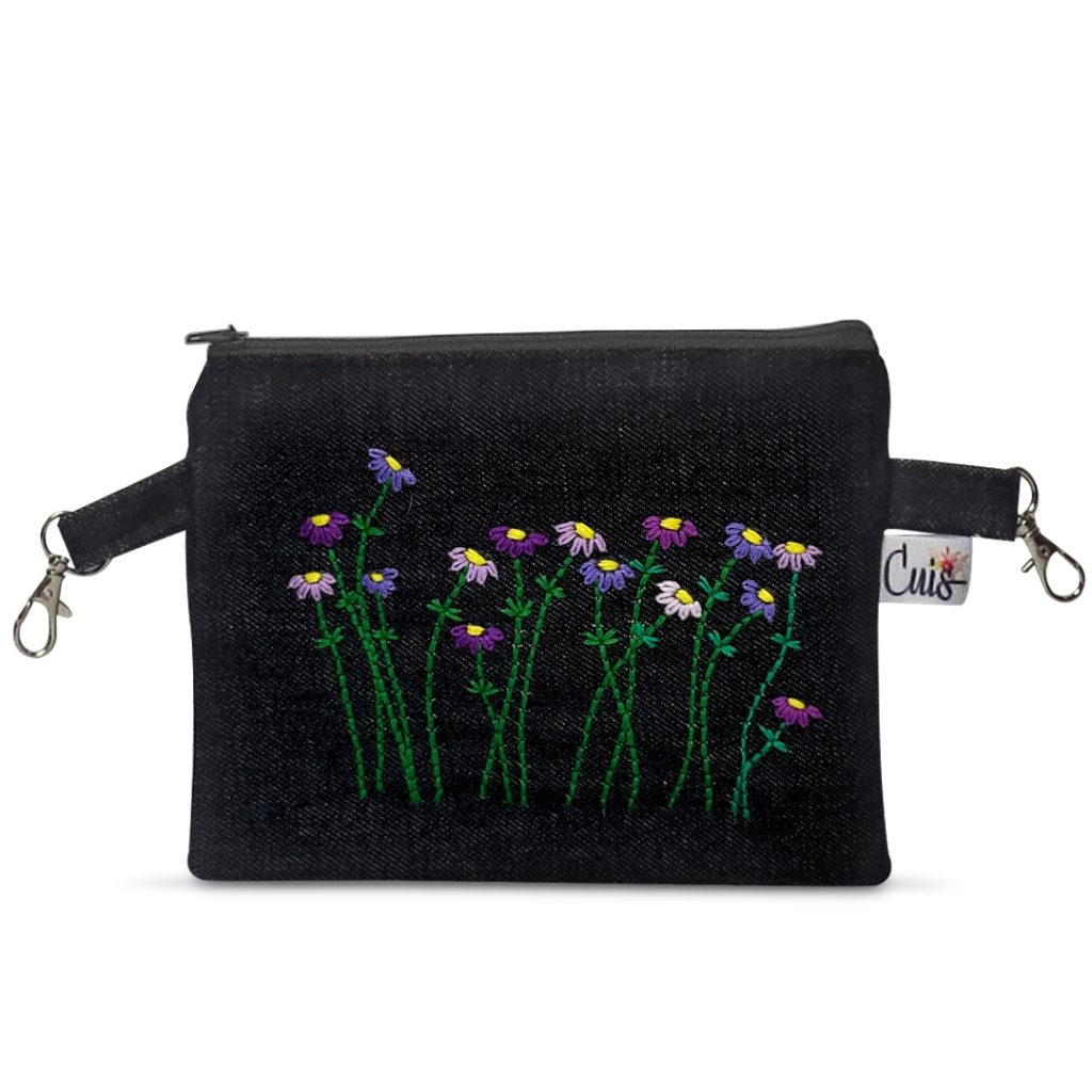 Cangurera Bordada a mano Mora