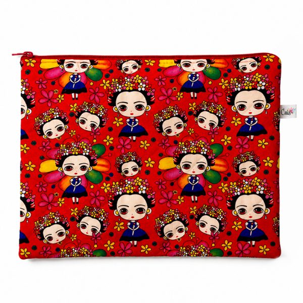 Funda notebook Frida – Color Rojo