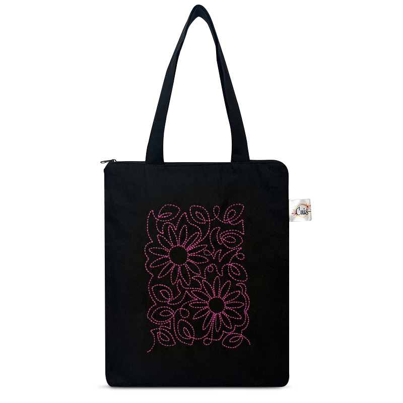 Totebag Negra Margarita