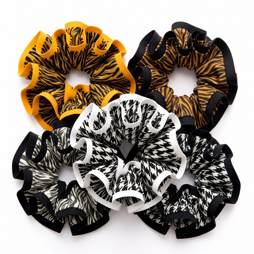 Scrunchies XL con Sesgo Pack de 5