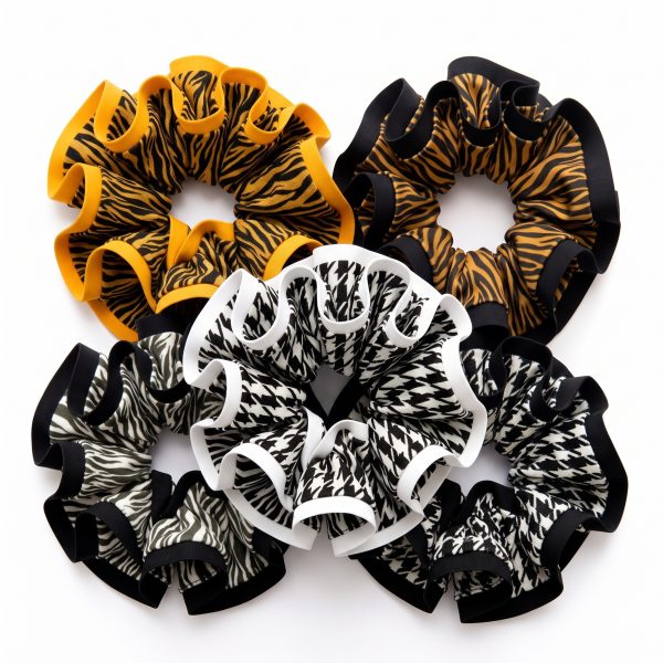 Scrunchies XL con Sesgo Pack de 5