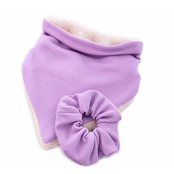 Bandana + Scrunchie Morado