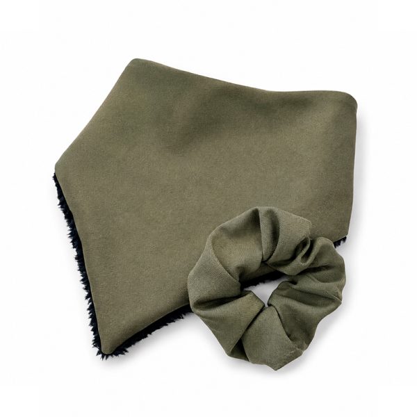Bandana + Scrunchie Verde