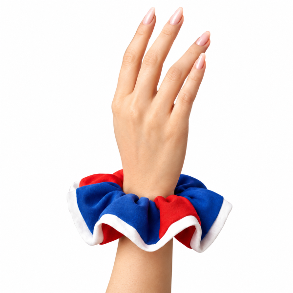 Scrunchie XL con Sesgo Fiestas Patrias