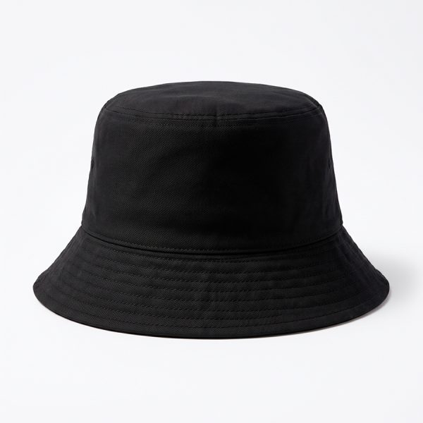 Gorro Pescador Unisex Reversible de Algodón Morado-Negro