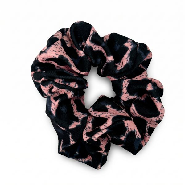 Maxi Scrunchie Patron Animal Print Rosado