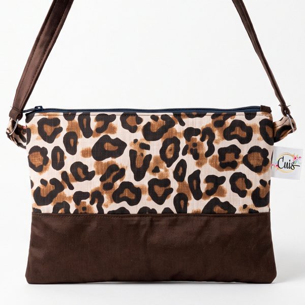 Cartera Bandolera Bi-Color Animal Print