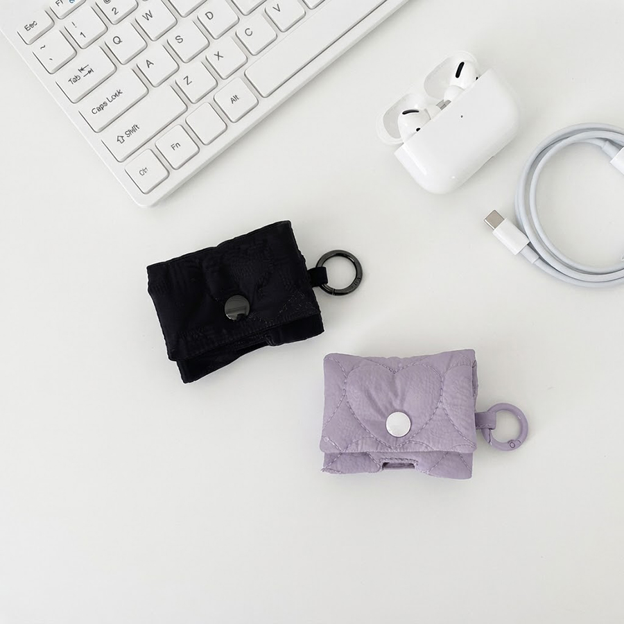 Funda Mini Acolchada para Auriculares Negro - Imagen 3